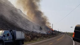 173rd Fighter Wing Firefighters work to quell local blazes
