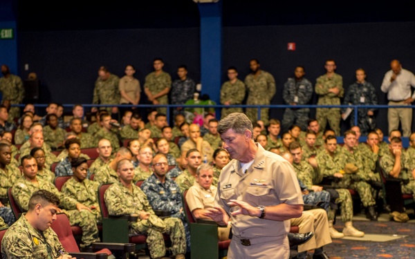 Vice Chief of Naval Operations Adm. Bill Visits Naval Base San Diego