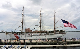 USCGC Eagle docking