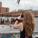 Visitor takes picture of USCGC Eagle