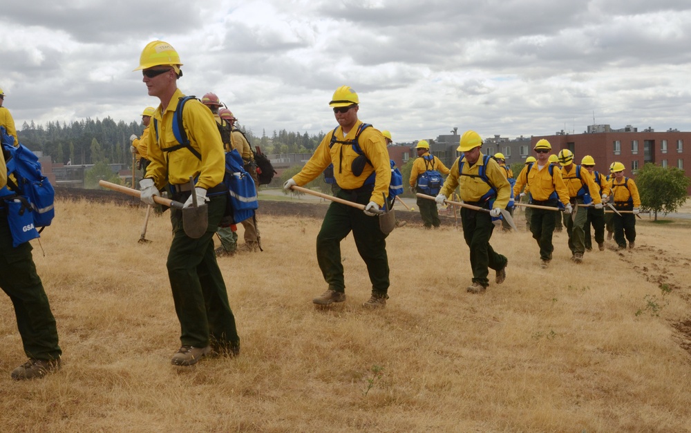 Oregon National Guard Firefighter Training