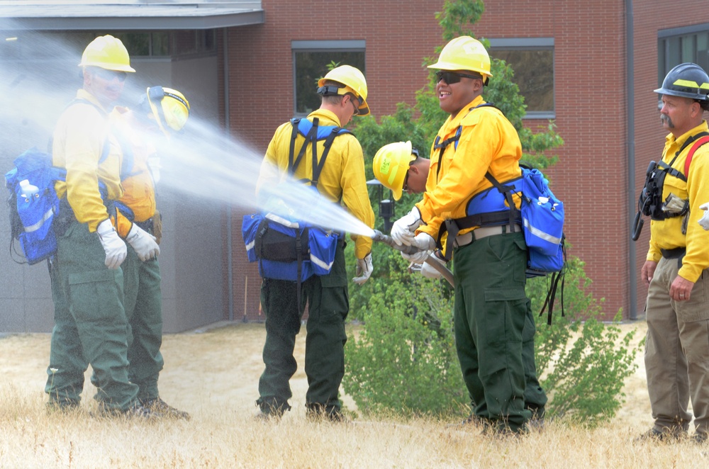 Oregon National Guard Firefighter training