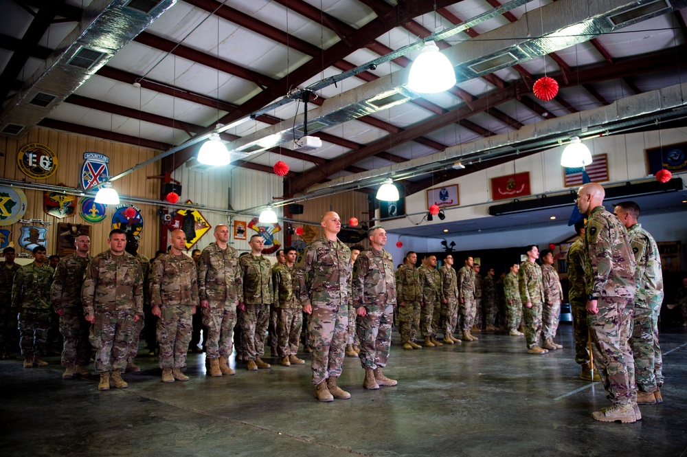 Task Force Alamo receives deployment patches