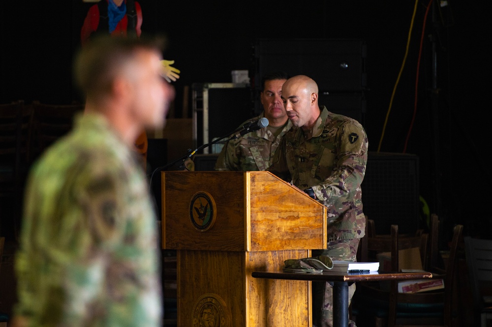 Task Force Alamo receives deployment patches