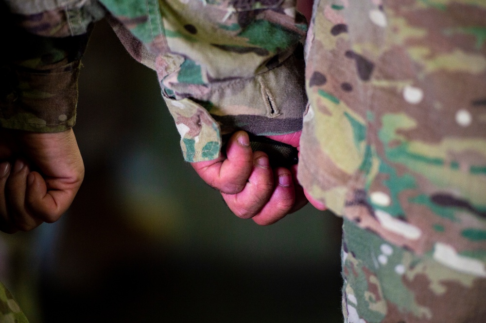 Task Force Alamo receives deployment patches