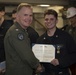 USS Gerald R. Ford Reactor Department Awards at Quarters