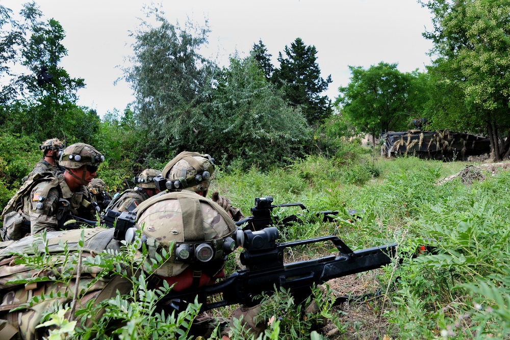 U.S. and German Soldiers Train Together At Noble Partner 2018 Hosted by Georgia