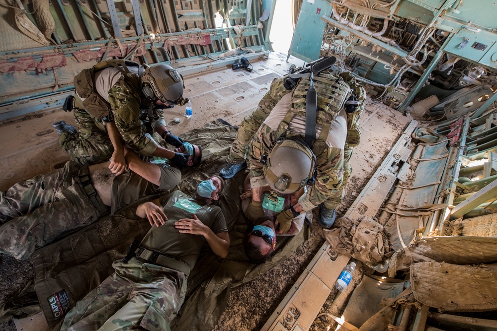 1st Expeditionary Rescue Group conduct combat search and rescue exercise