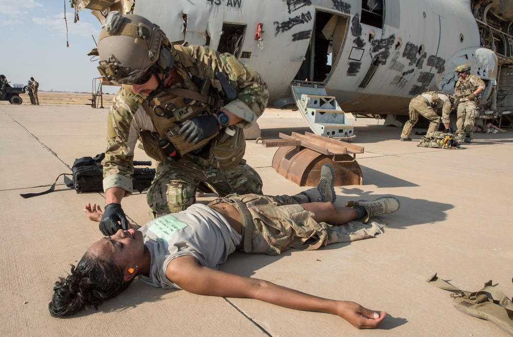 1st Expeditionary Rescue Group conduct combat search and rescue exercise