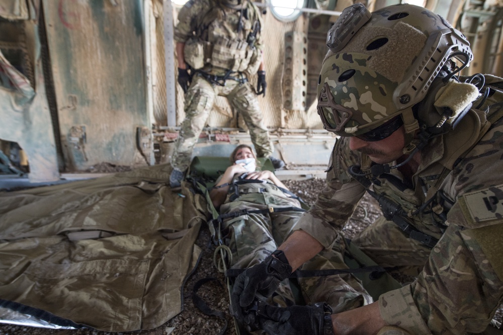 1st Expeditionary Rescue Group conduct combat search and rescue exercise