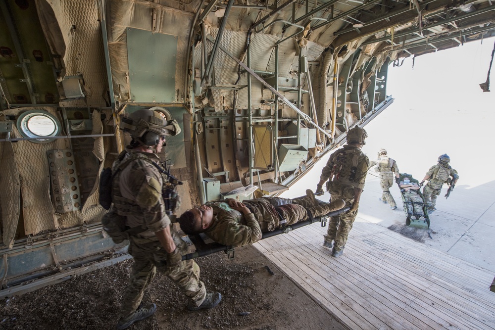 1st Expeditionary Rescue Group conduct combat search and rescue exercise