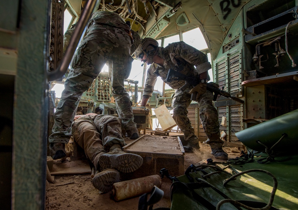 1st Expeditionary Rescue Group conduct combat search and rescue exercise