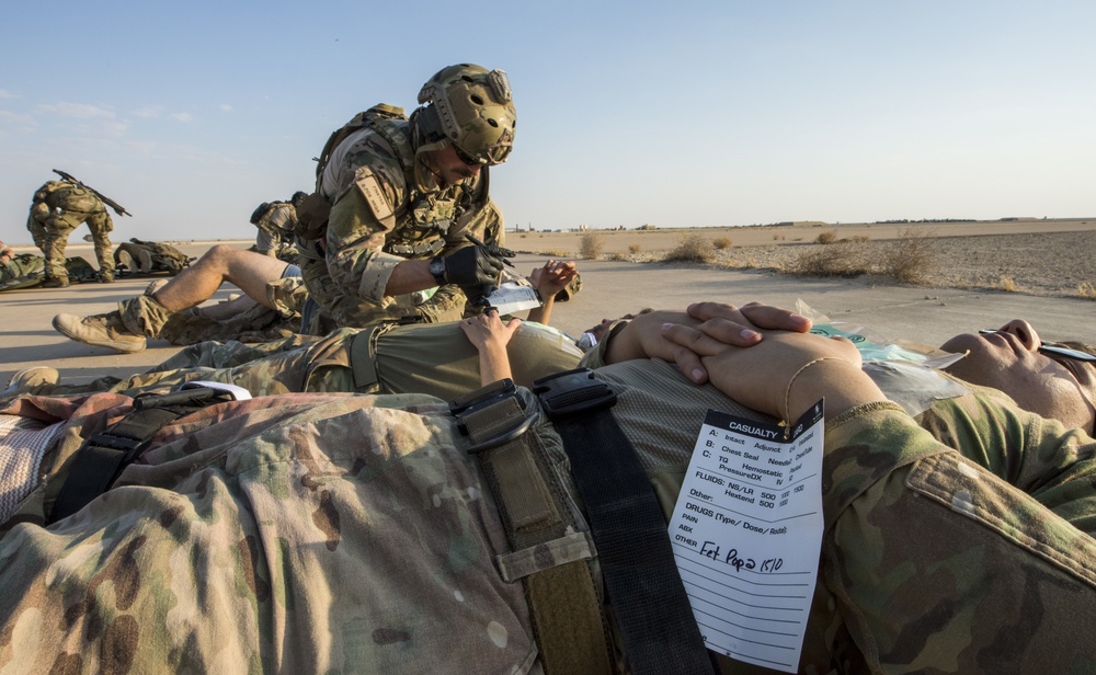 1st Expeditionary Rescue Group conducts combat search and rescue exercise