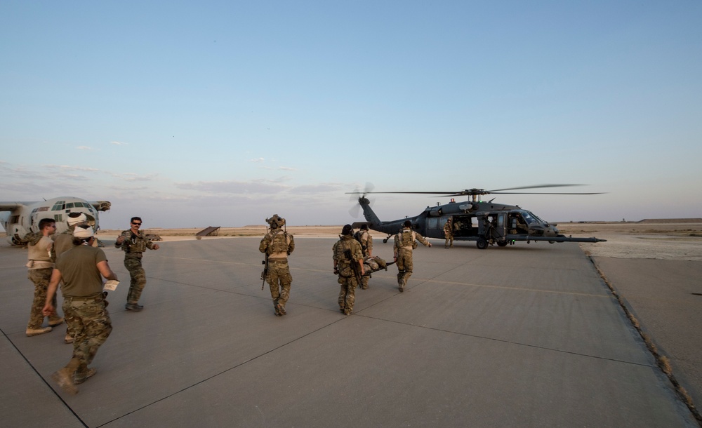 1st Expeditionary Rescue Group conducts combat search and rescue exercise