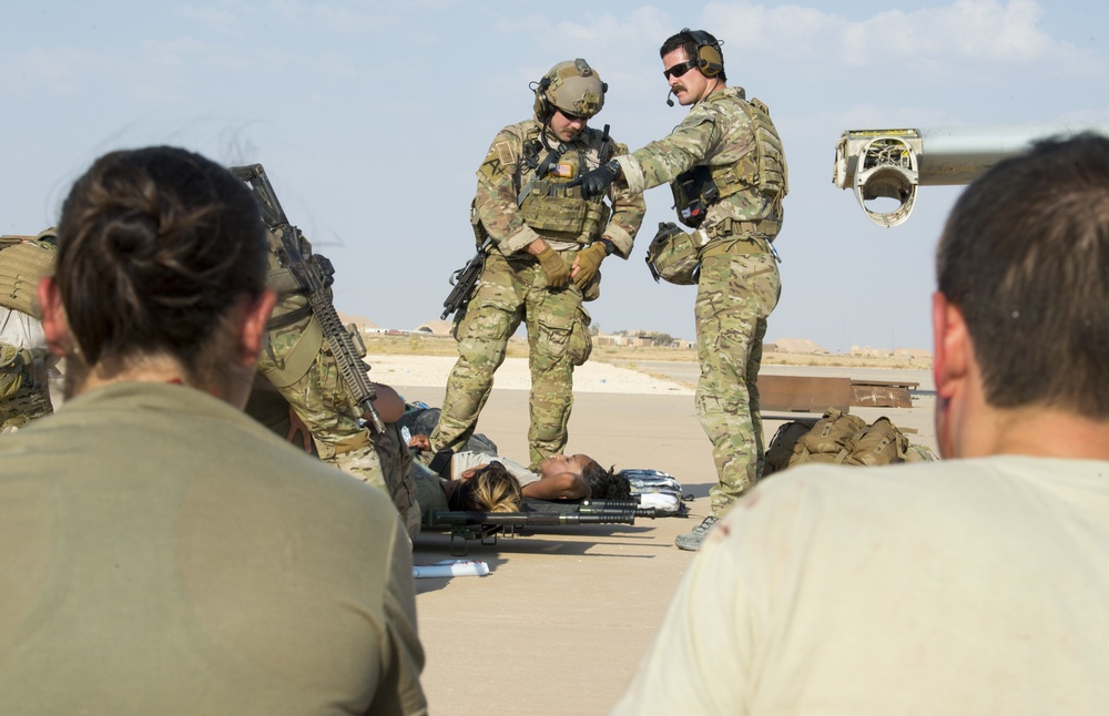 1st Expeditionary Rescue Group conducts combat search and rescue exercise