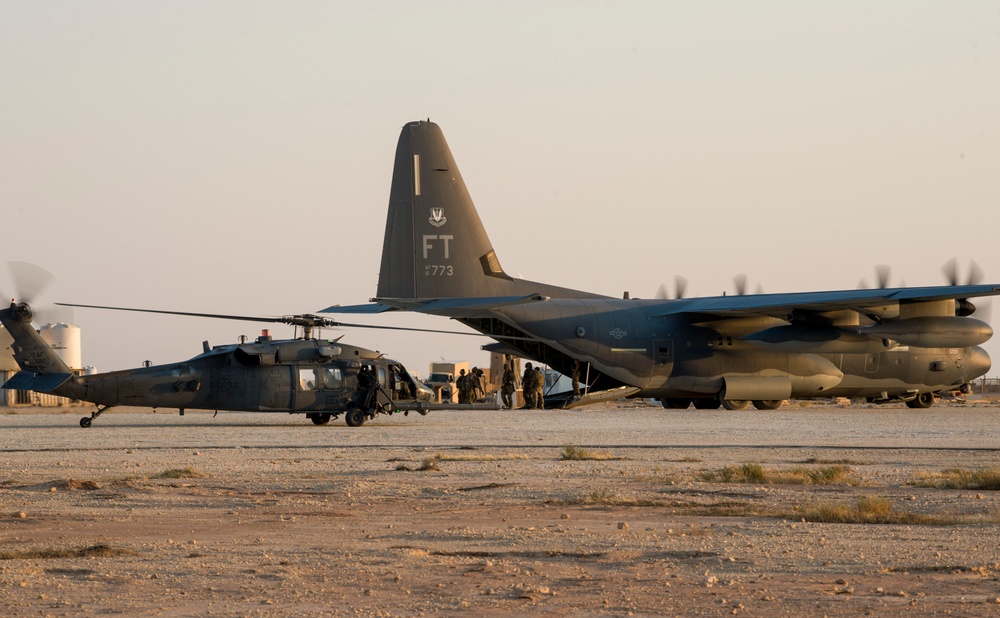 1st Expeditionary Rescue Group conducts combat search and rescue exercise