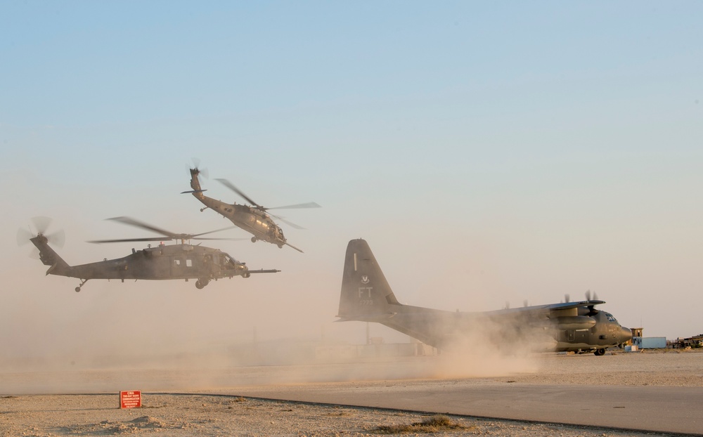 1st Expeditionary Rescue Group conducts combat search and rescue exercise