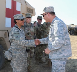 Adjutant General of Oregon visits exercise XCTC