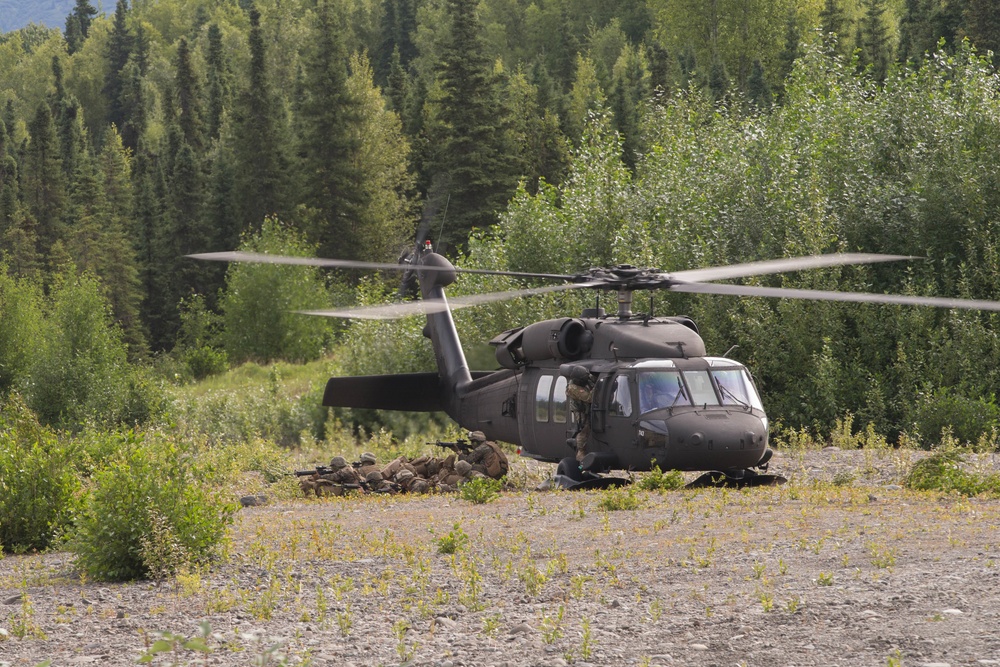 4th Marine Division Super Squad Competitors Conduct Air Movement Operations