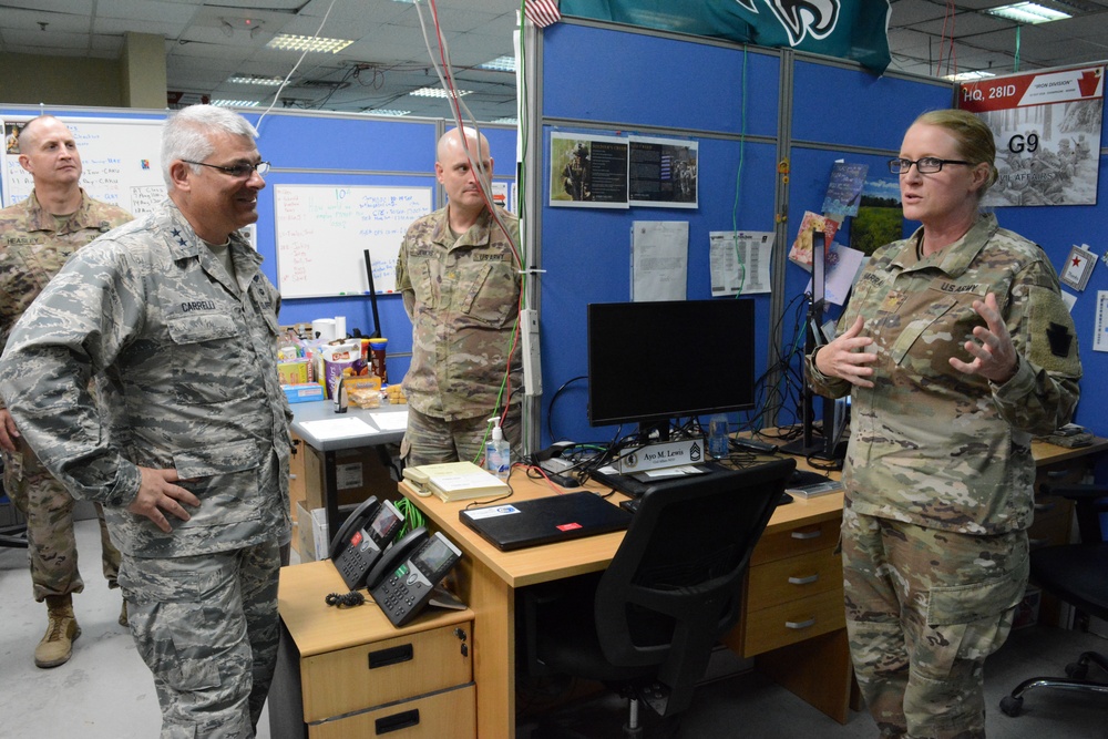 PA National Guard leaders visit deployed members of 28ID in Kuwait