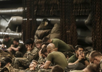 26th MEU Marines return home from deployment at sea