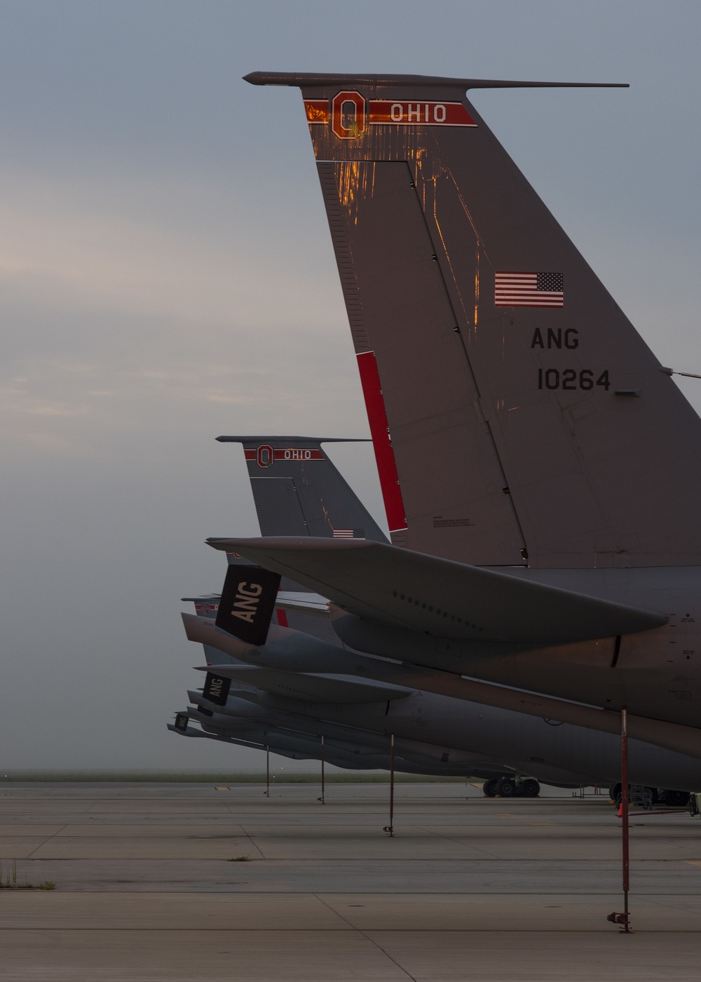 Foggy morning at Rickenbacker Air National Guard Base