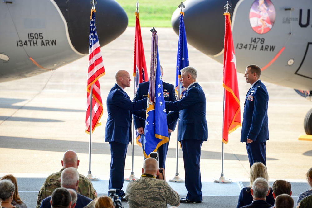 Tennessee Air Guard Change of Command