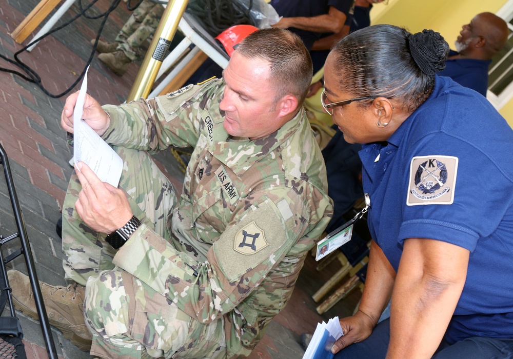 Florida National Guard Soldiers Arrive to Saint Kitts and Nevis