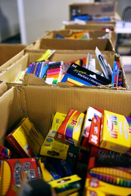 Kingsley Field School Supply Drive