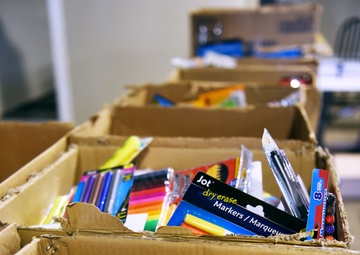 Klamath Falls Airmen host school supply drive