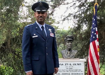 186ARW Commander pays tribute to “Father of the Tuskegee Airmen”