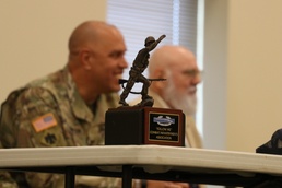 Infantrymen of the Oklahoma Army National Guard receives honor