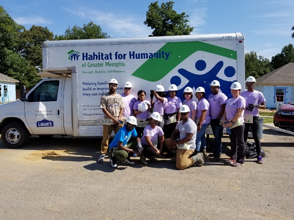 164th Volunteer for Habitat for Humanity