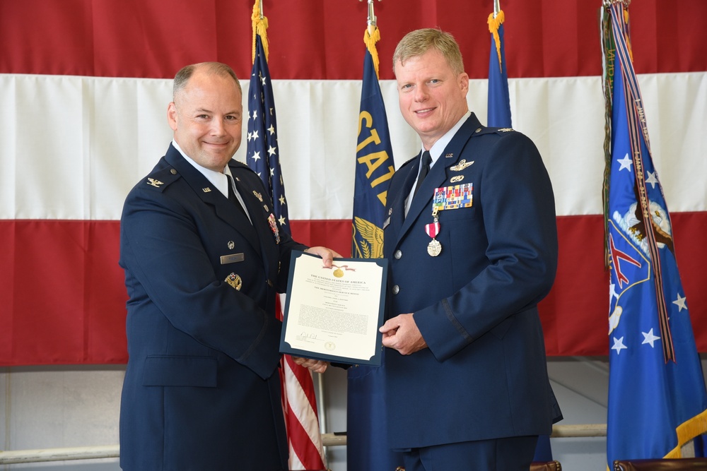 142nd FW Maintenance Group Change of Command