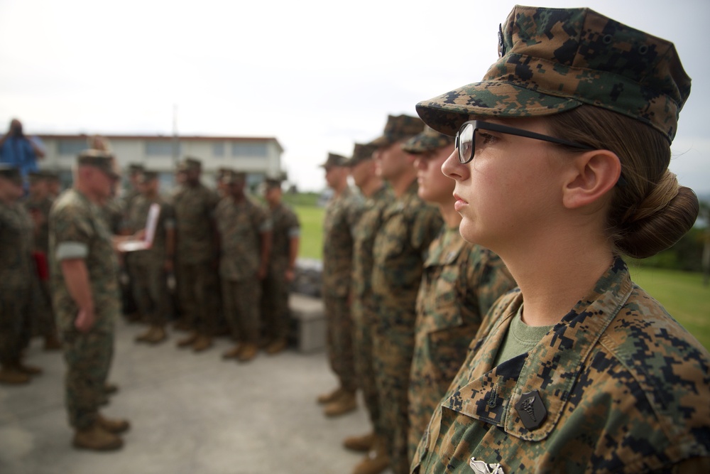 III MEF Commanding General meritoriously promotes Marines, Sailor