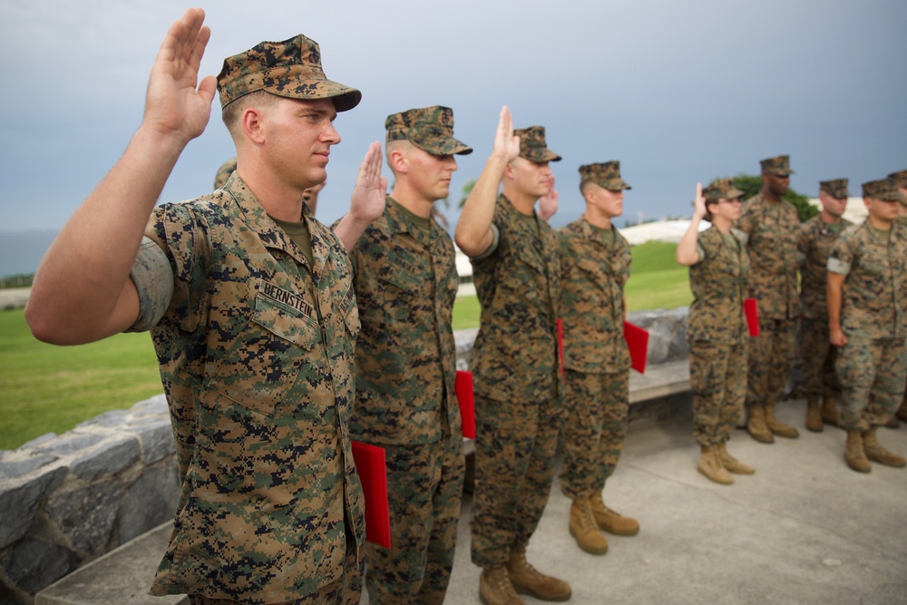 III MEF Commanding General meritoriously promotes Marines, Sailor