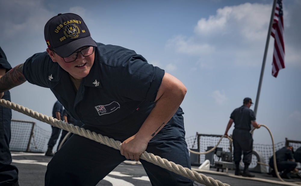 USS Carney Arrives in Haifa, Israel