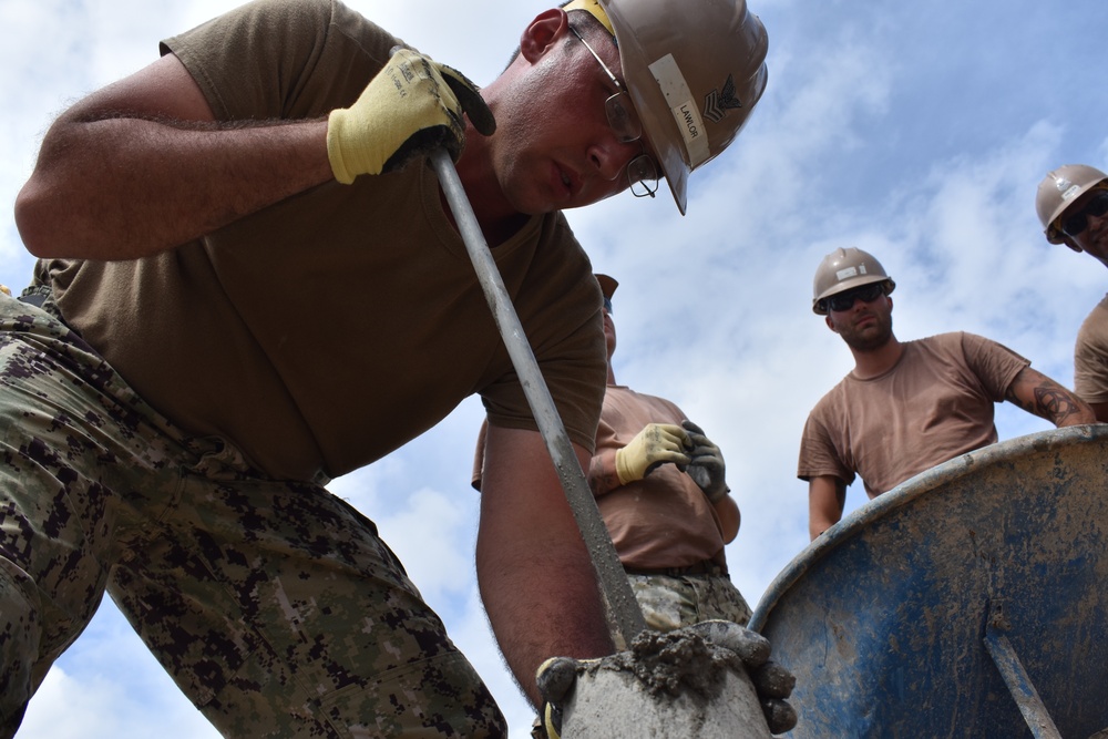 Naval Mobile Construction Battalion (NMCB) 11 Detachment Guam August 3rd 2018