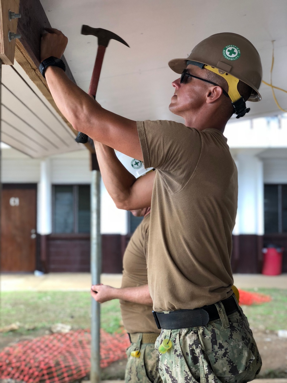 Naval Mobile Construction Battalion (NMCB) 11 Construction Civic Action Detail Federated States of Micronesia August 3rd 2018