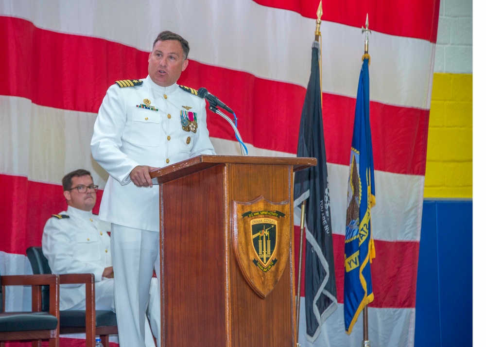 US Naval Support Activity Souda Bay, Greece Change of Command Ceremony