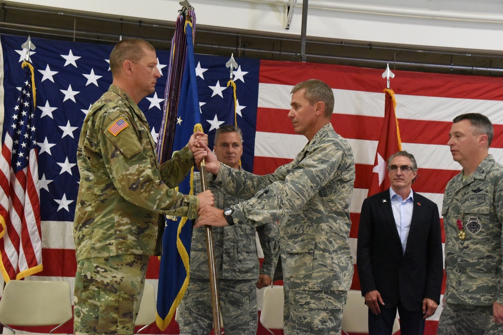 Col. Darrin Anderson assumes command of the 119th Wing