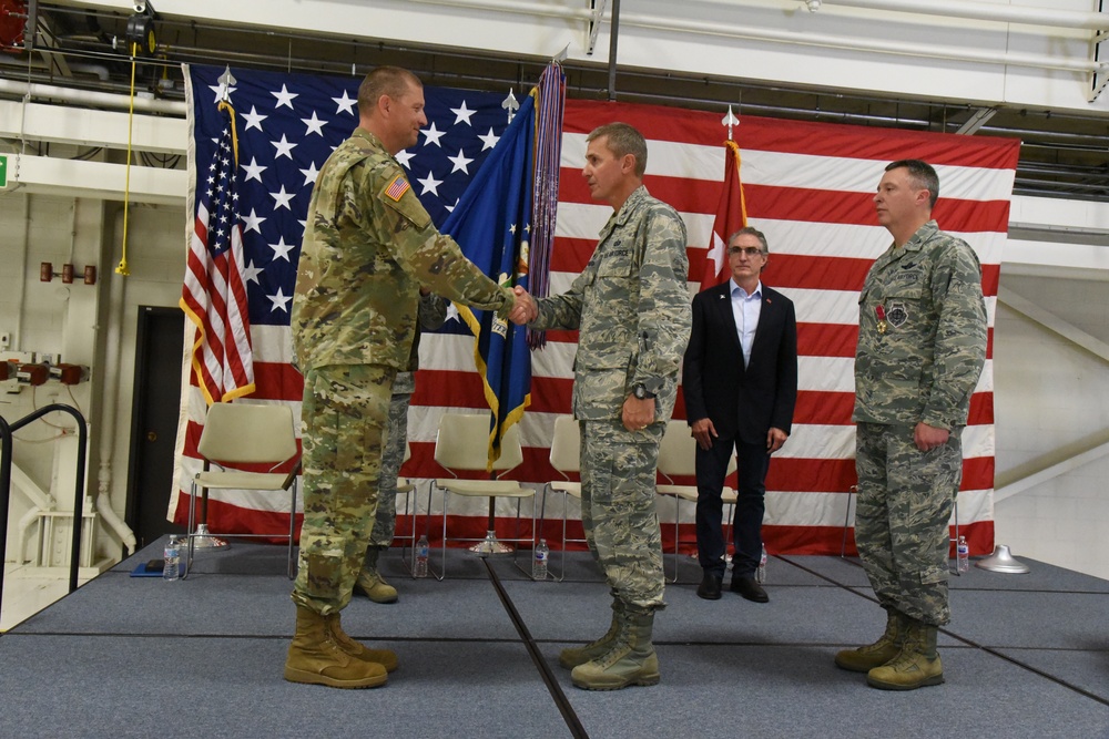 Col. Darrin Anderson assumes command of the 119th Wing