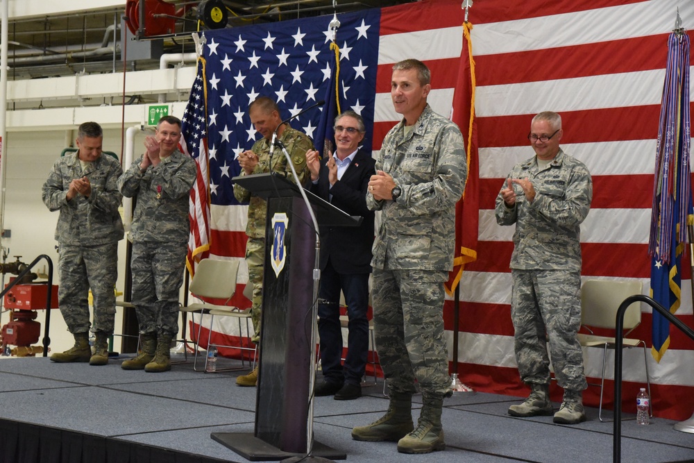 Col. Darrin Anderson assumes command of the 119th Wing