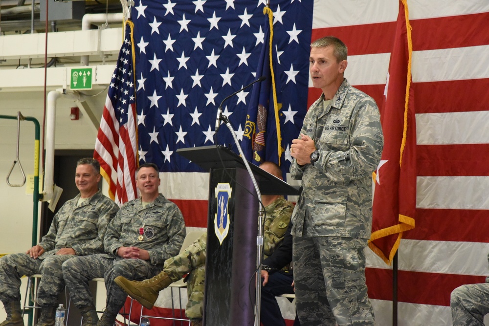 Col. Darrin Anderson assumes command of the 119th Wing