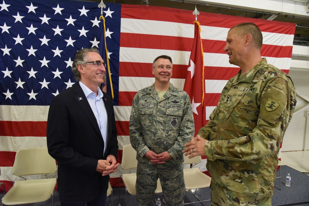 Col. Darrin Anderson assumes command of the 119th Wing