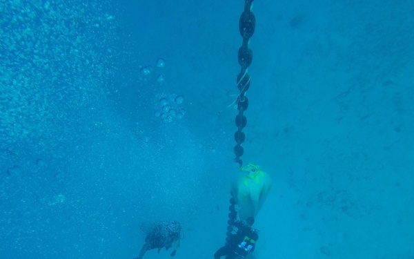 UCT 2 Completes Emergent Repairs to the Off-Shore Fuel System Mooring on Wake Island