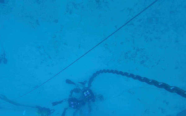 UCT 2 Completes Emergent Repairs to the Off-Shore Fuel System Mooring on Wake Island