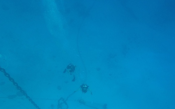 UCT 2 Completes Emergent Repairs to the Off-Shore Fuel System Mooring on Wake Island