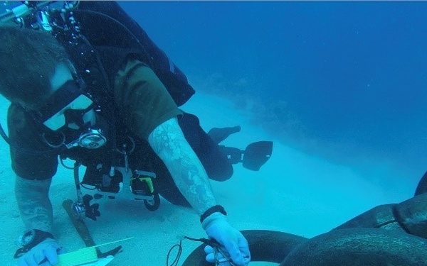 UCT 2 Repairs Mooring Buoy Restoring Fuel to Wake Island