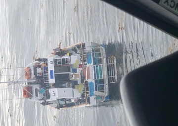 Coast Guard medevac near Santa Barbara Island